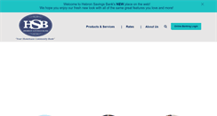 Desktop Screenshot of hebronsavingsbank.com