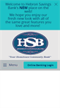 Mobile Screenshot of hebronsavingsbank.com